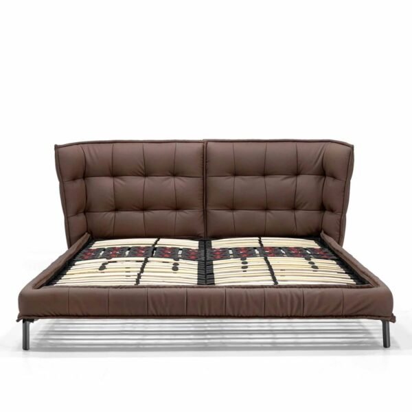 Modern Upholstered Bed with Comfort and Adjustable Support