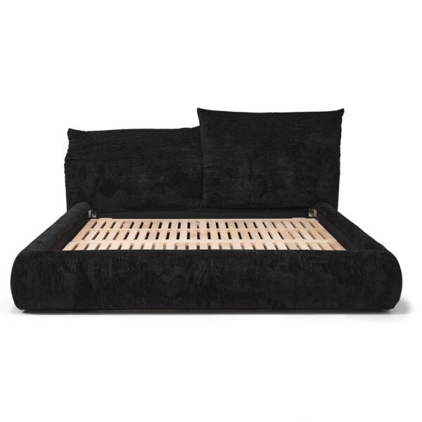 Standard Upholstered Bed with Plush Cushioned Headboard