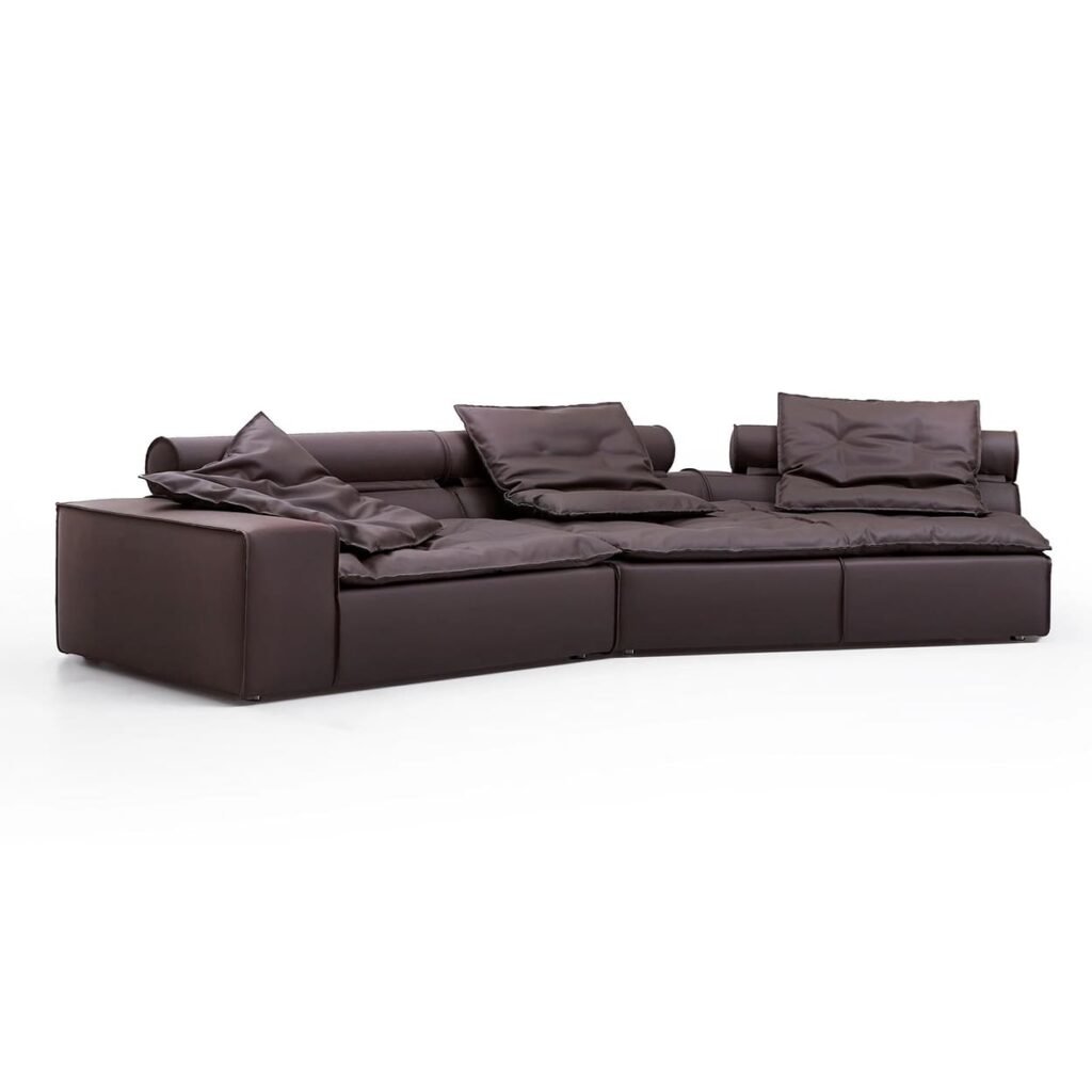 Leather Recliner Sofa – Multi-Functional Modern Comfort