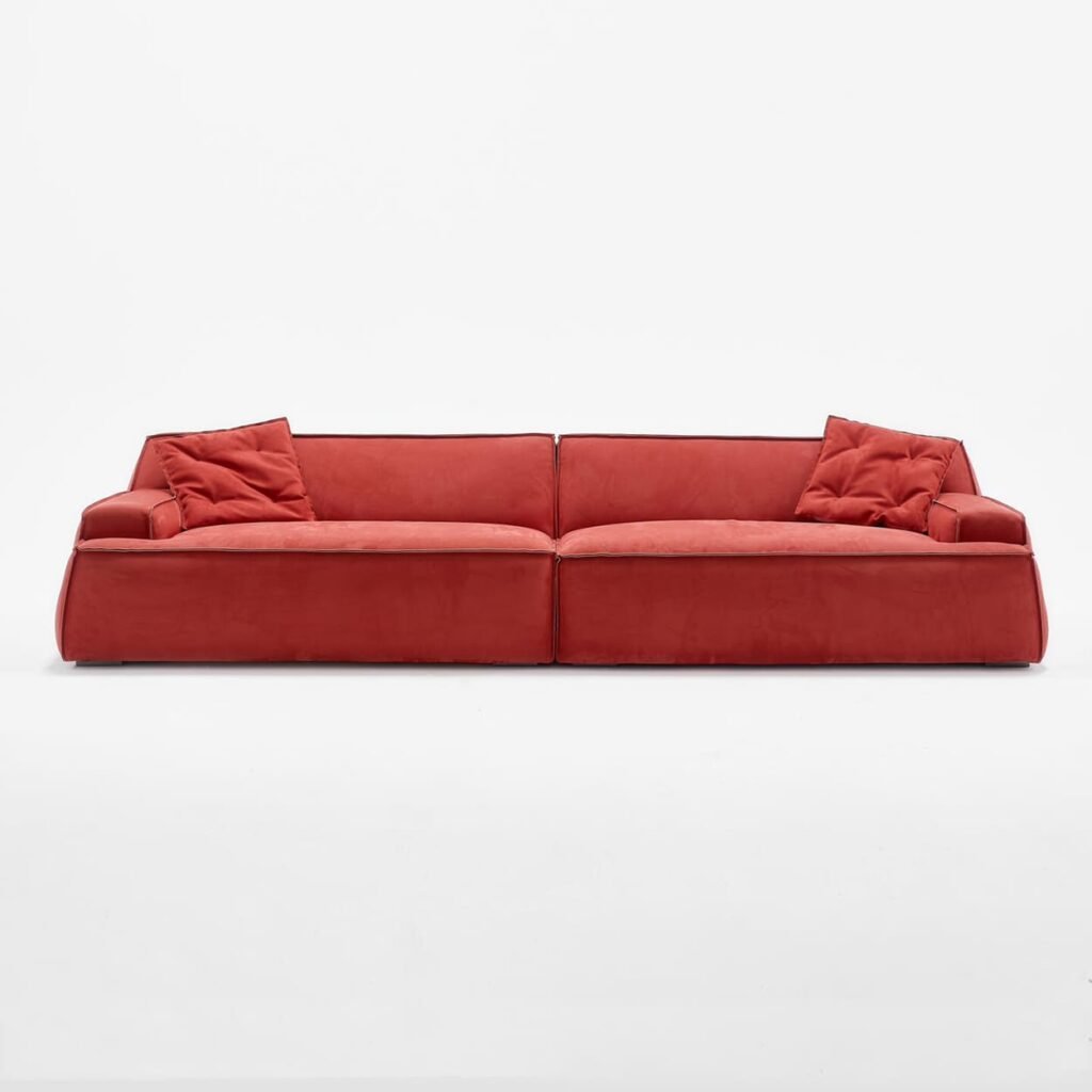 Soft and Round Sofa with Youthful Design